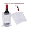 White Organza Wine Bags