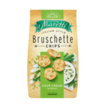 Maretti Bruschette Sour Cream And Onion Flavor - 70 G