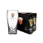 Guinness 6 pack & 1 Glass