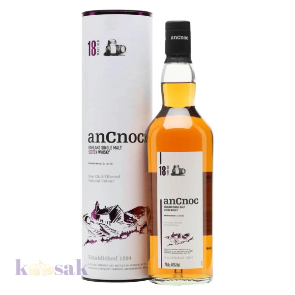 AnCnoc 18 Year Single Malt Whisky – 70 cl