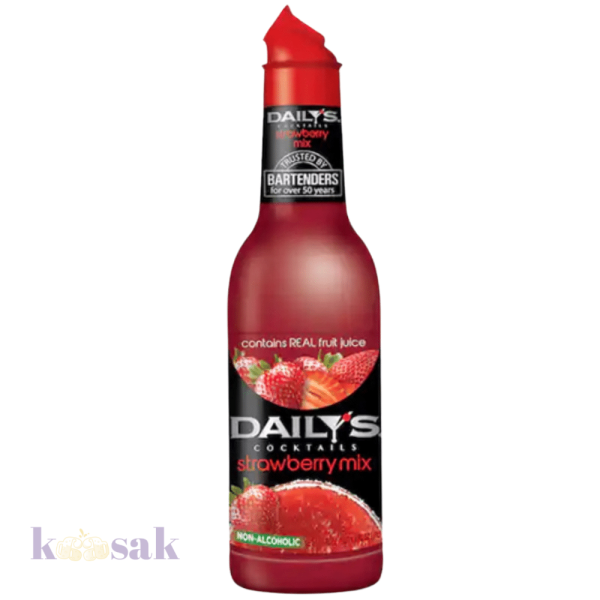 Daily’s Cocktails Strawberry Mix – 1 L