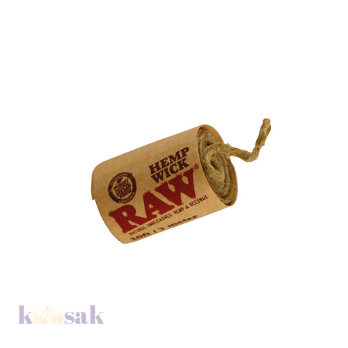 RAW Unbleached Hemp & Beeswax Hemp Wick