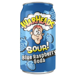 WARHEADS Sour Blue Raspberry Soda - 355 ml