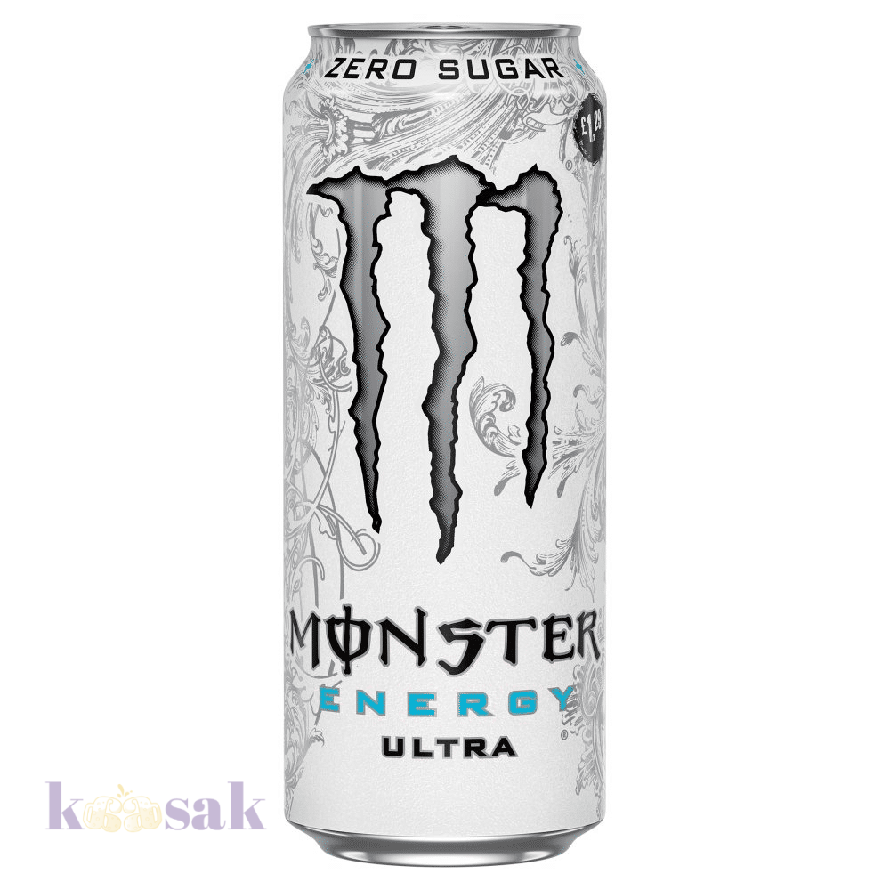 MONSTER ENERGY ULTRA WHITE SUGER FREE - 500 ml