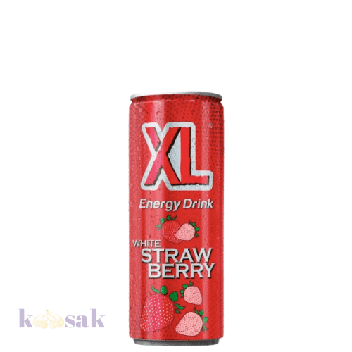XL Energy White Strawberry Drink Can - 250 ml