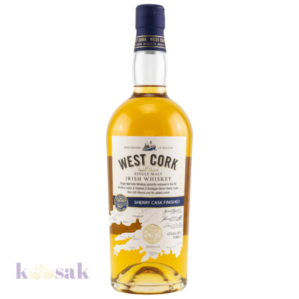 West Cork Single Malt Sherry Cask Finished – 70 cl