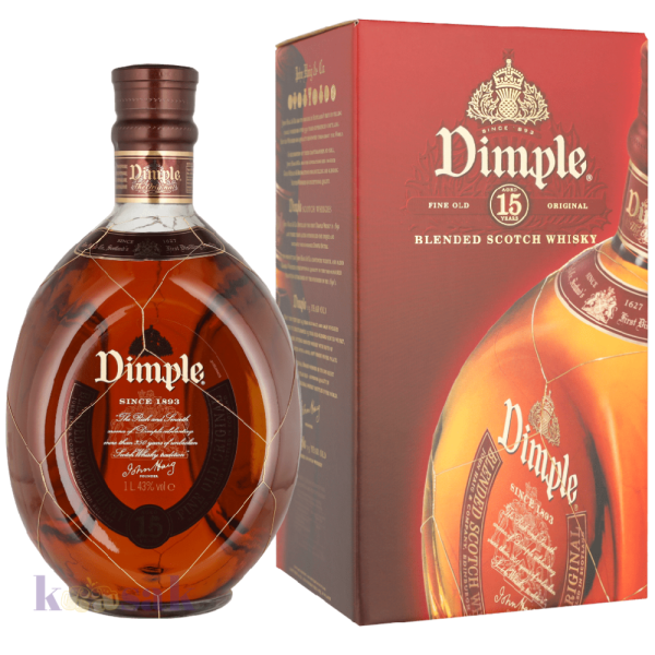 Dimple 15 Year Old Blended Whisky – 100 cl