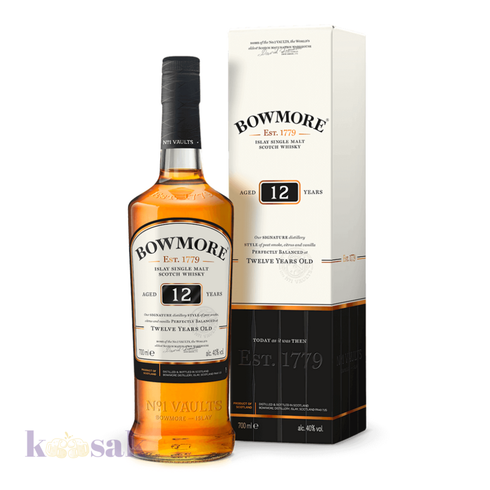 Bowmore 12yo Islay Single Malt - 70 cl
