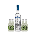 Petrovskaia Vodka 175 cl with 4 Mixers