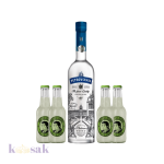 Petrovskaia Vodka 100 cl with 4 Mixers