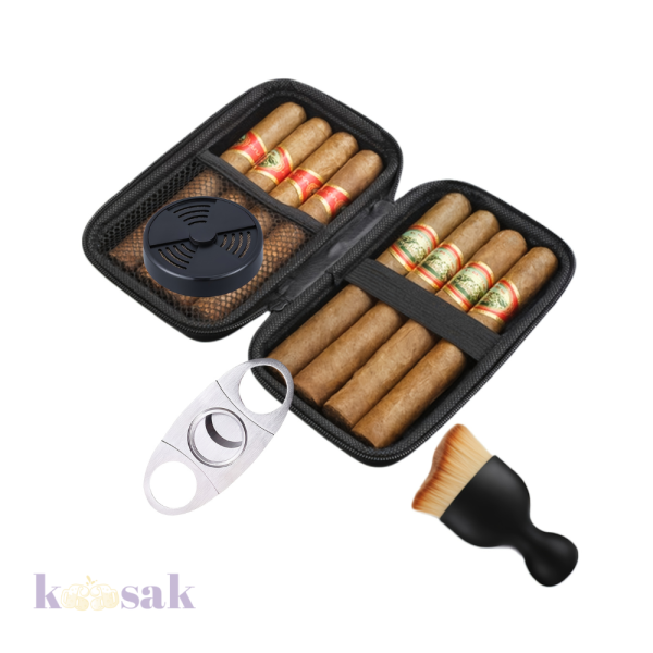 Portable Cigar Case Set