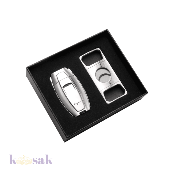 Lafuli Cigar Lighter & Cutter Set