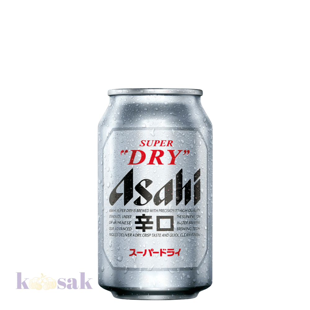 Asahi Super Dry Beer Can - 33 cl