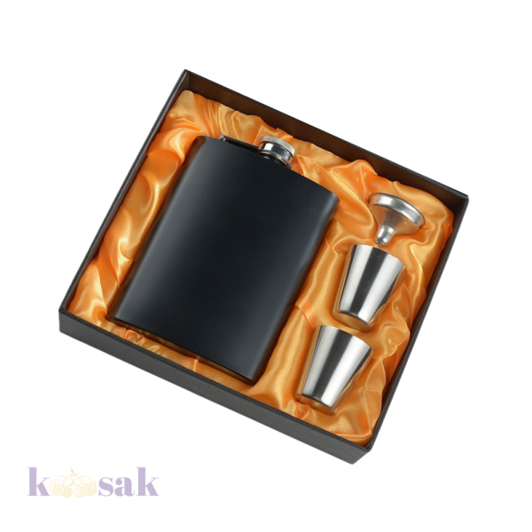 Stainless Steel Flask 4 pcs Set