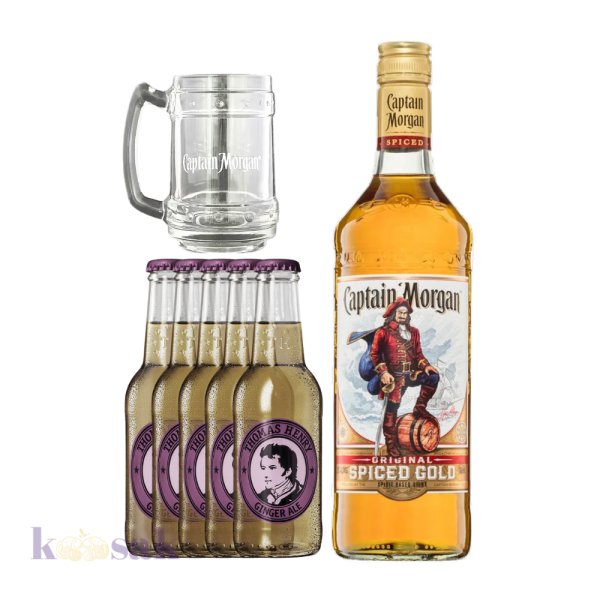 Captain Morgan Spiced 100 cl Bundle