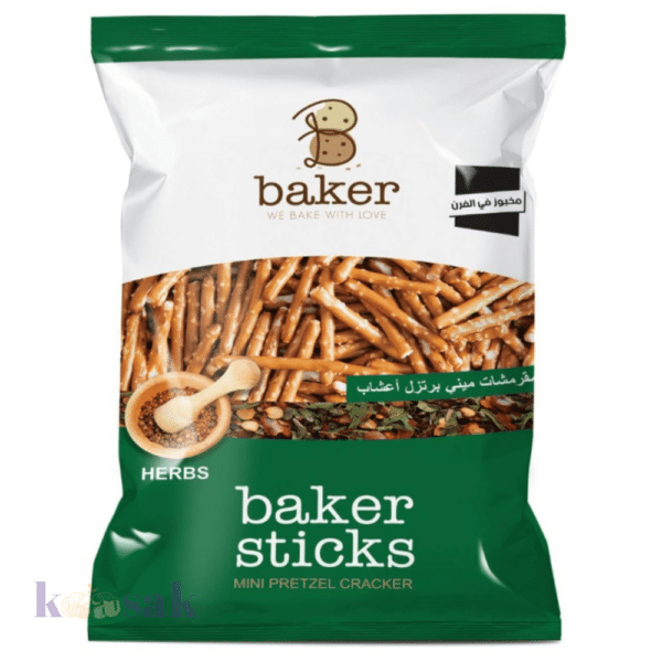 Baker Biscuits Mini Pretzel Sticks With Herbs – 270g