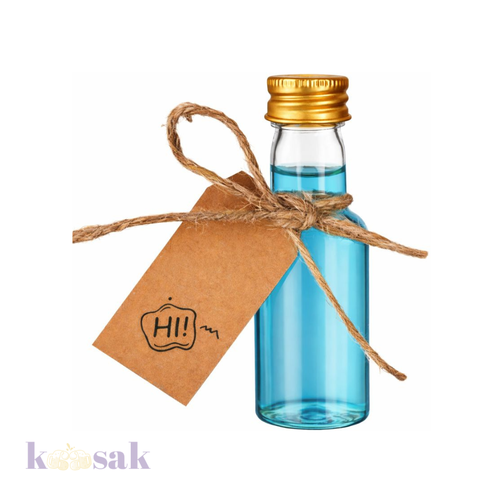 100 ml -10 Mini Transparent Bottles