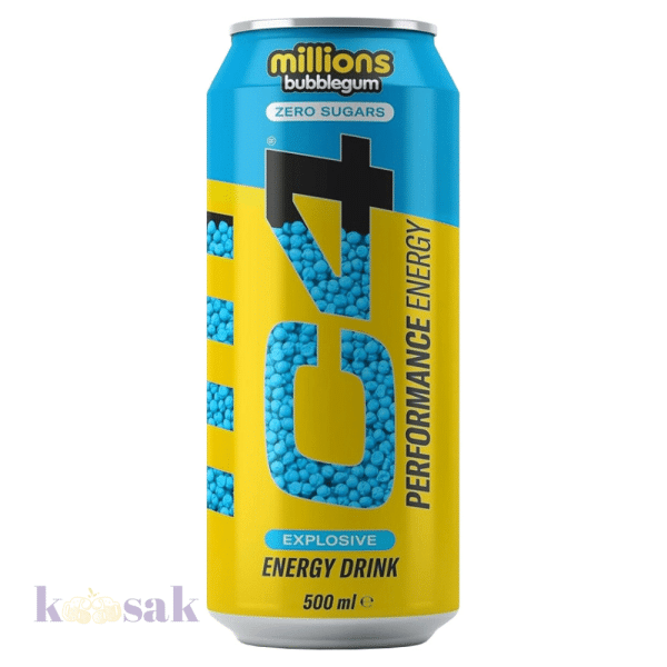 C4 Zero Sugar Bubble Gum Energy – 500 ML