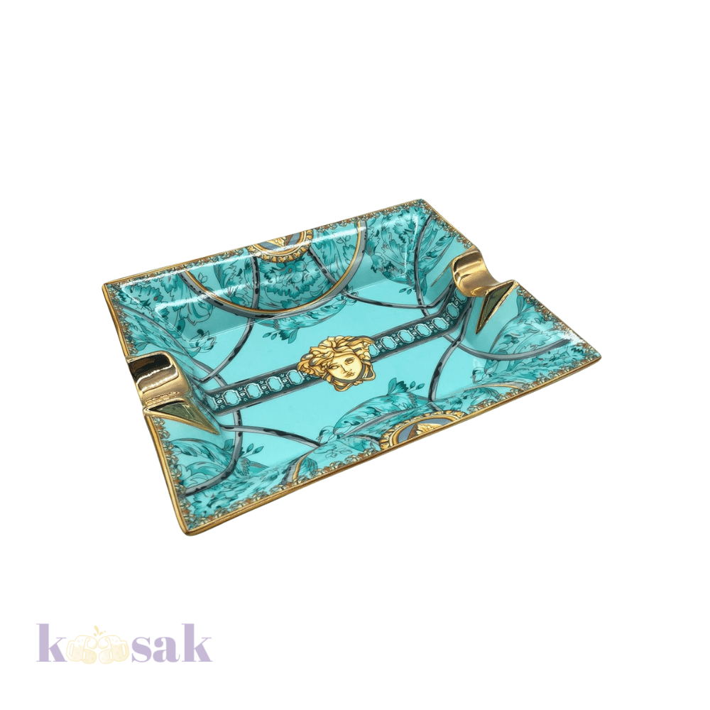 VERSACE Scala Palazzo Verde Cigar Ashtray