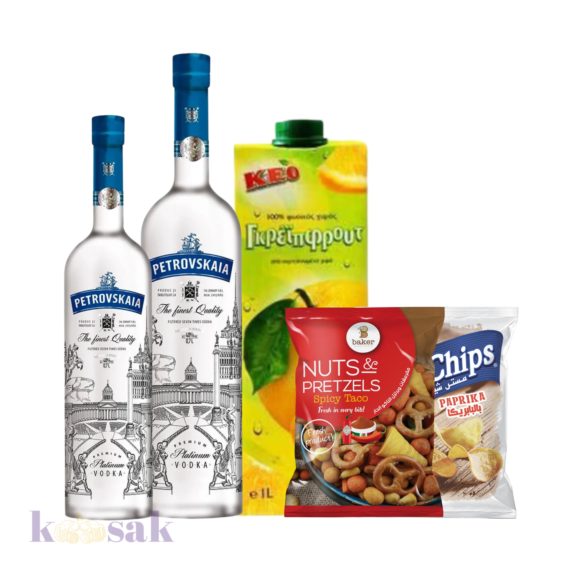 Petrovskaia Platinum Vodka Gathering Bundle