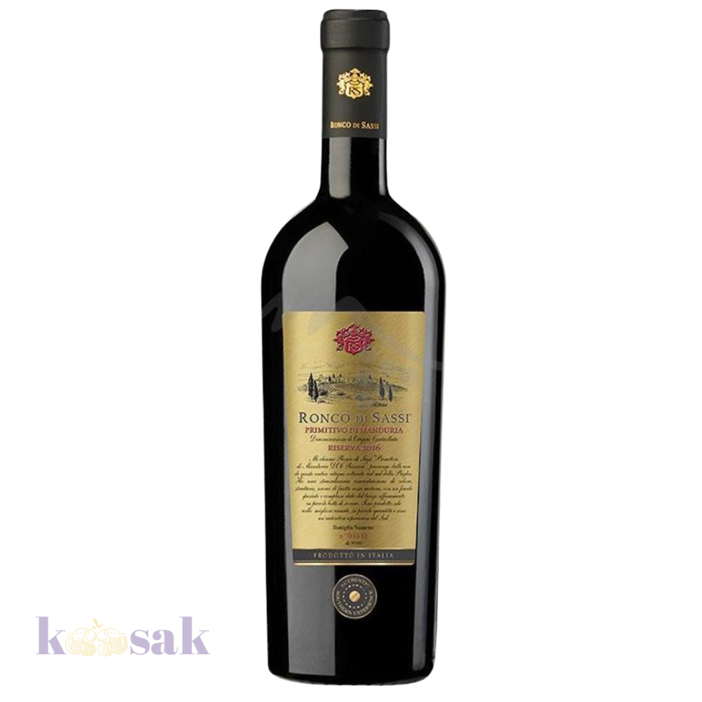 Ronco Di Sassi Primitivo Di Manduria Riserva 2019