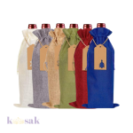 Christmas Wine Bottle Cover Bag