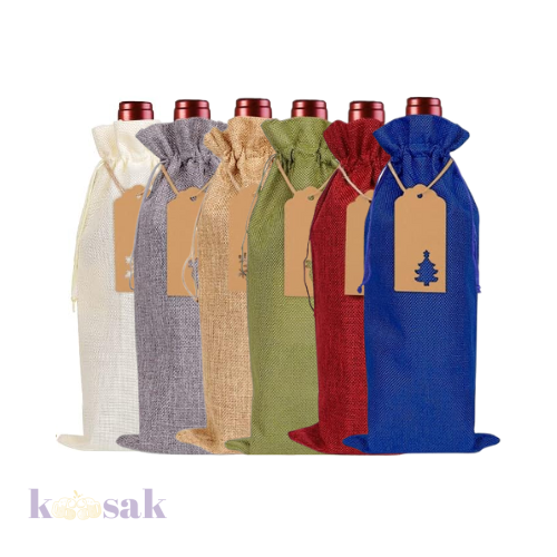Christmas Wine Bottle Cover Bag