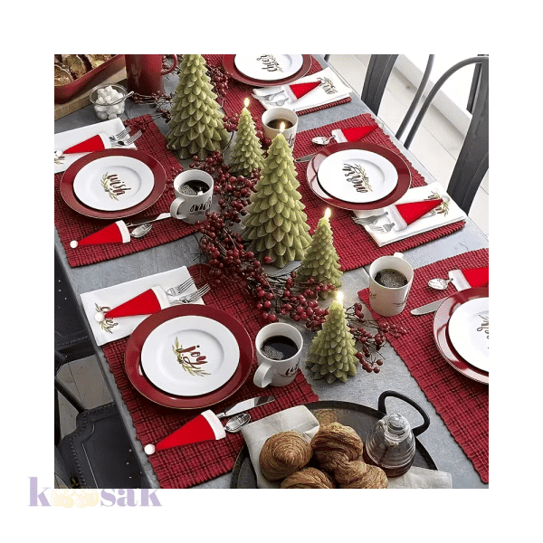 Christmas Utensil Holder 10 pcs