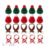 Christmas Mini Knitted Hat 10 pcs