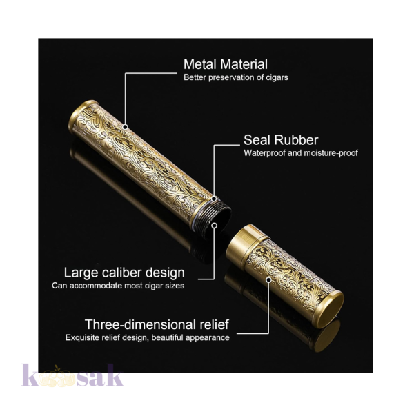 Metal Premium Cigar Tube