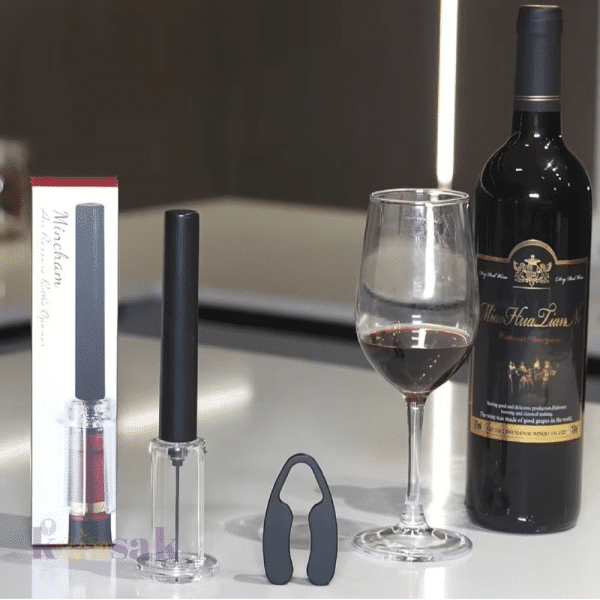 Air Pressure Wine Opener 2 in 1 Set