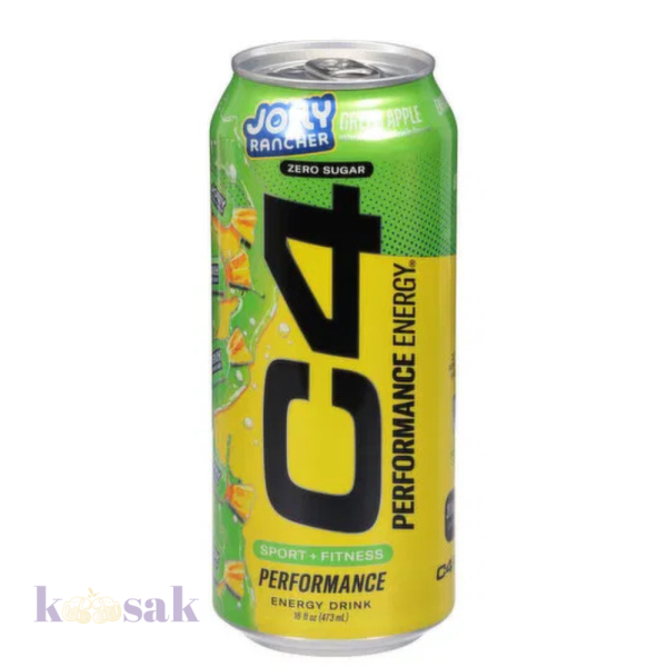 C4 Zero Sugar Apple Flavor Energy Drink – 500 ML