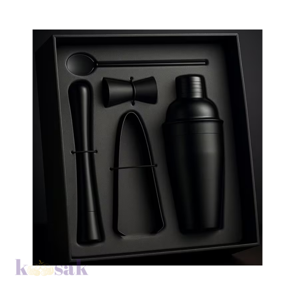 Cocktail Shaker Set – Matt Black