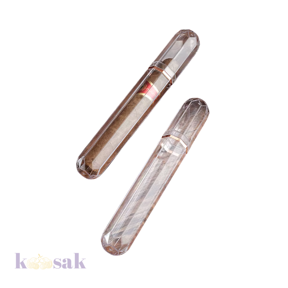 Transparent Cigar Tube