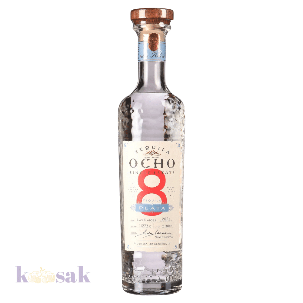 Ocho Plata Single Estate Las Raices Tequila - 50 cl