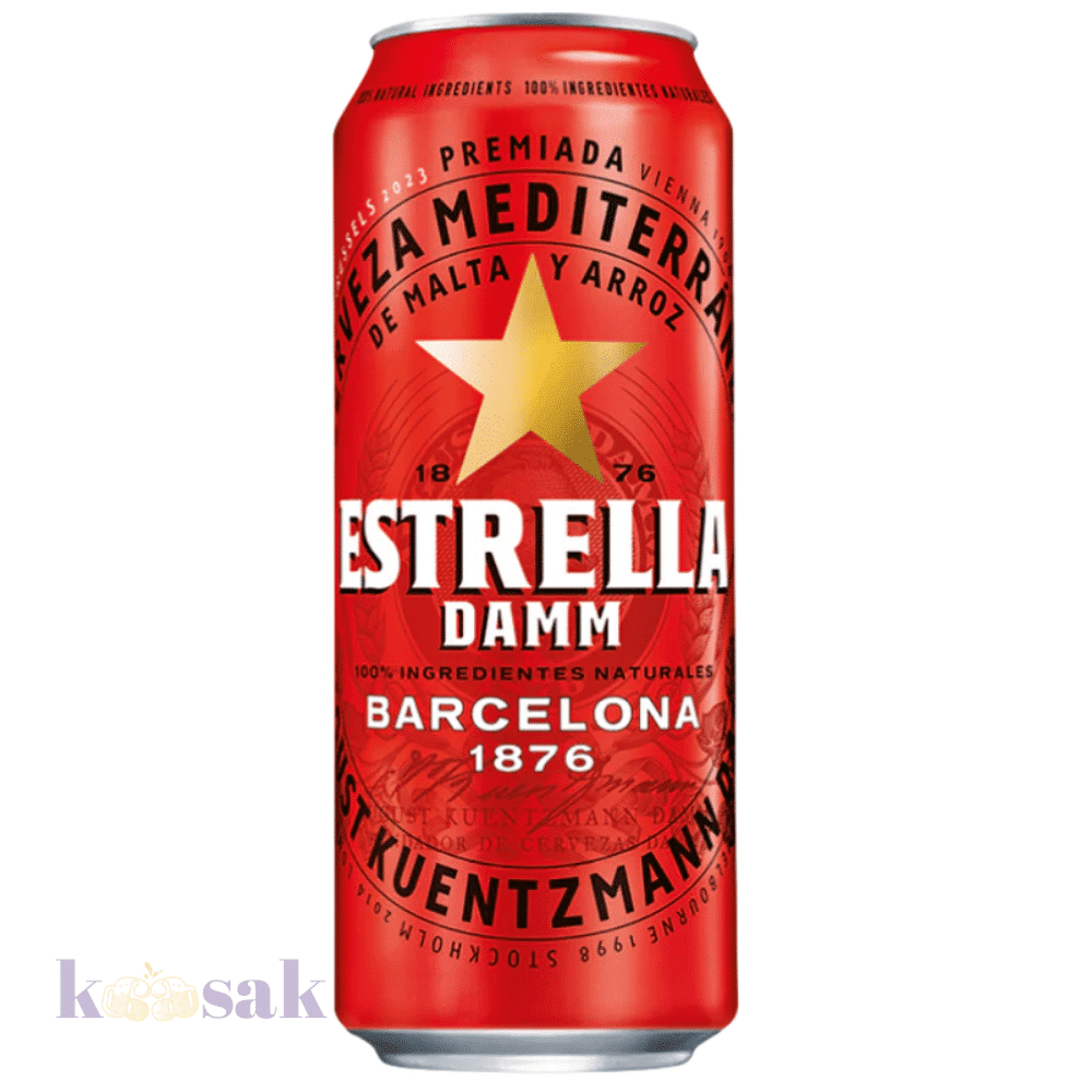 Estrella Damm Beer Can- 50 cl