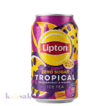 Lipton Zero Tropical & Passion Fruit Can - 320 ml