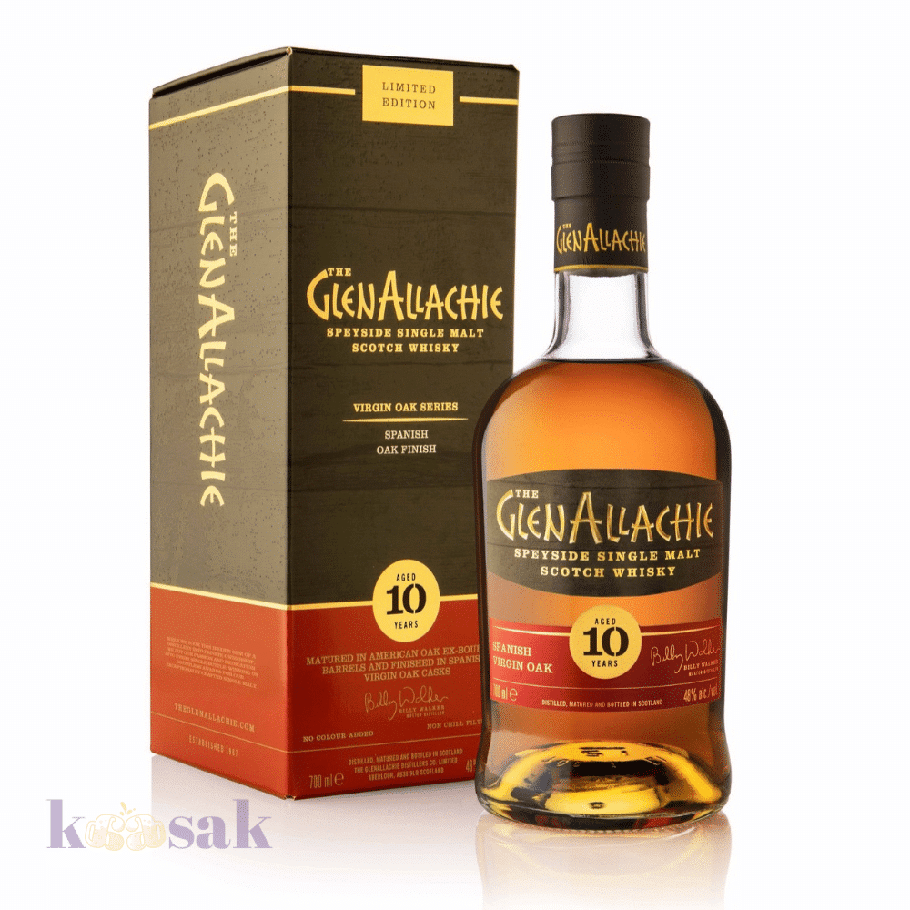 GlenAllachie 10 Year Spanish Virgin Oak Whisky - 70 cl