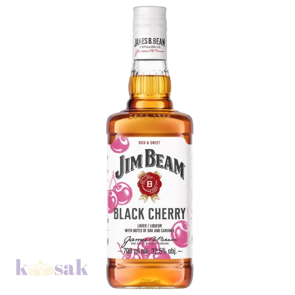 Jim Beam Black Cherry Bourbon Whiskey - 100 cl