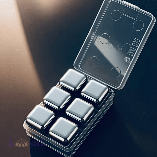 Whiskey Ice Cubes – 6 Pcs