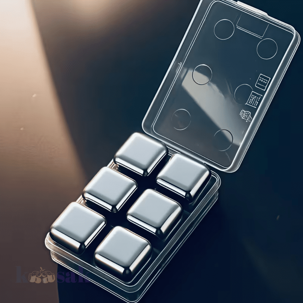 Whiskey Ice Cubes - 6 Pcs