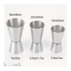 Cocktail Jiggers 3 pcs