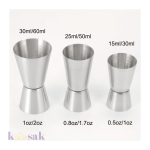Cocktail Jiggers 3 pcs