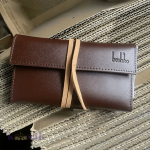 Vintage Tobacco Leather Pouch | Brown