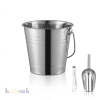 Stainless Steel Ice Bucket 3 Pcs  – 1.5 L