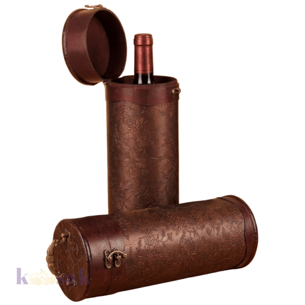 Single Wine Bottle Box  – Wooden