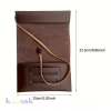 Vintage Tobacco Leather Pouch | Brown