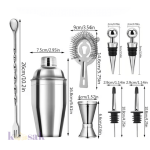 8 pcs Cocktail Shaker Set